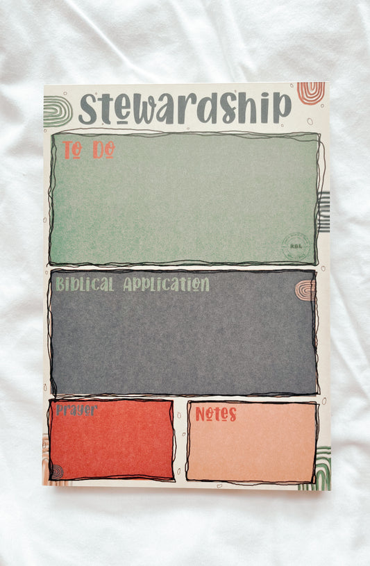 Stewardship Notepad - RBL Ministries