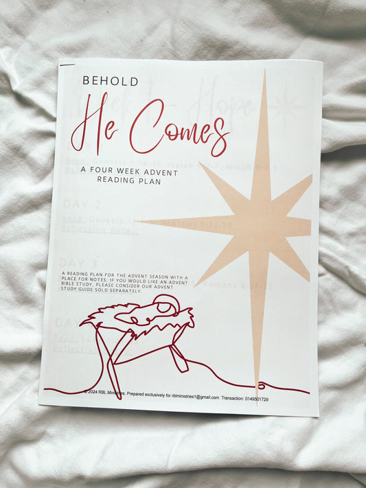 Behold He Comes Advent Reading Plan - RBL Ministries