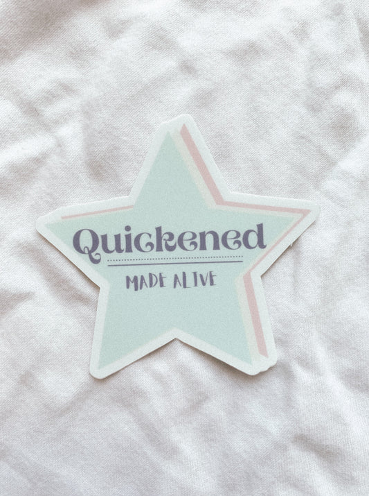 Quickened Sticker - Abby’s Threads