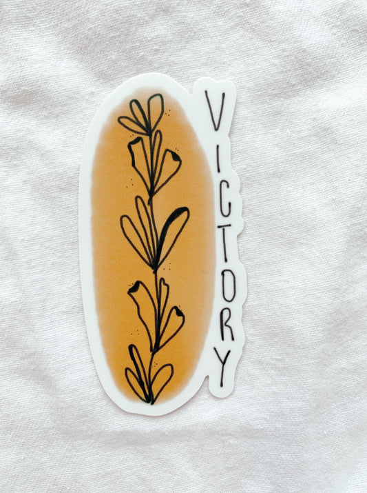 Victory Sticker - Abby’s Threads