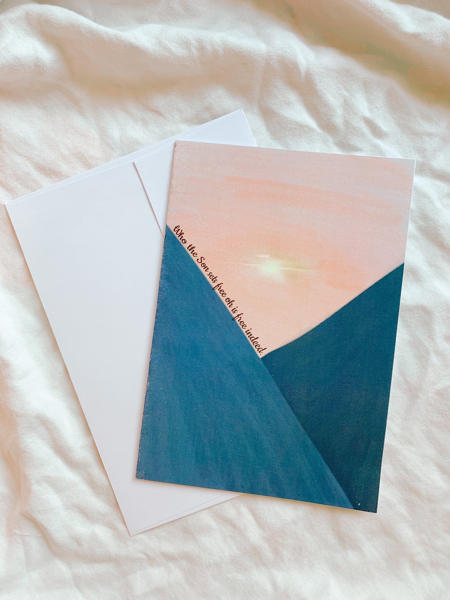 Who the Son sets free Greeting Card - Abby’s Threads