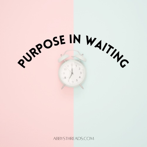 Purpose in the Waiting