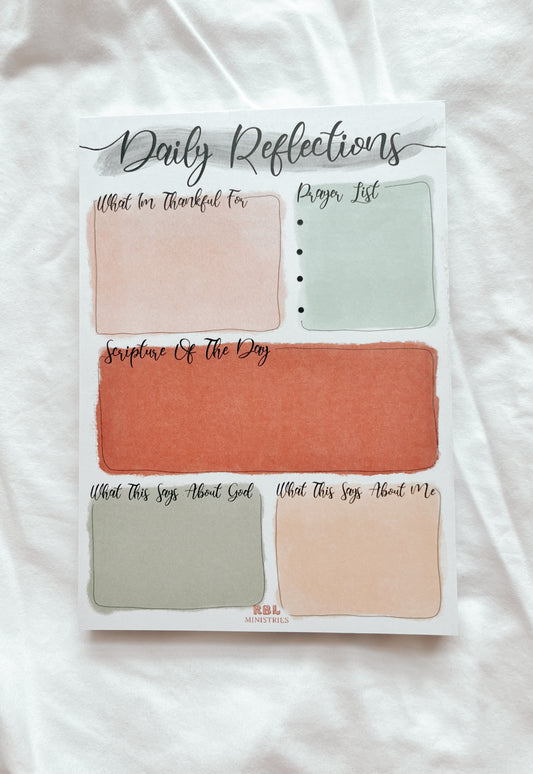 Daily reflections Notepad - RBL Ministries