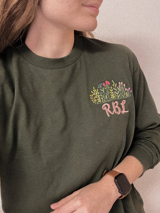 Long-Sleeve Embroidered RBL Shirt - RBL Ministries
