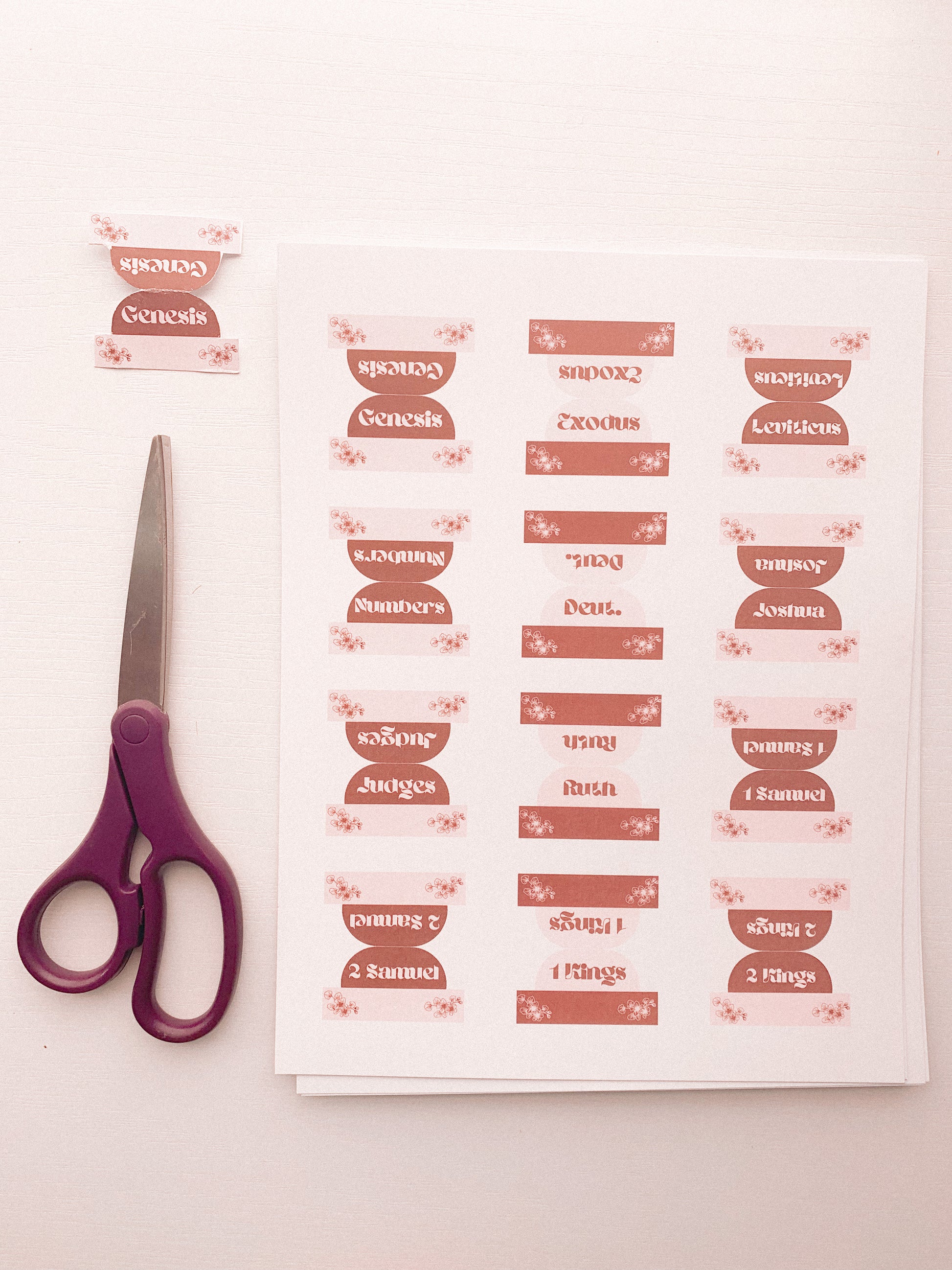 Printable Bible Tabs - Abby’s Threads