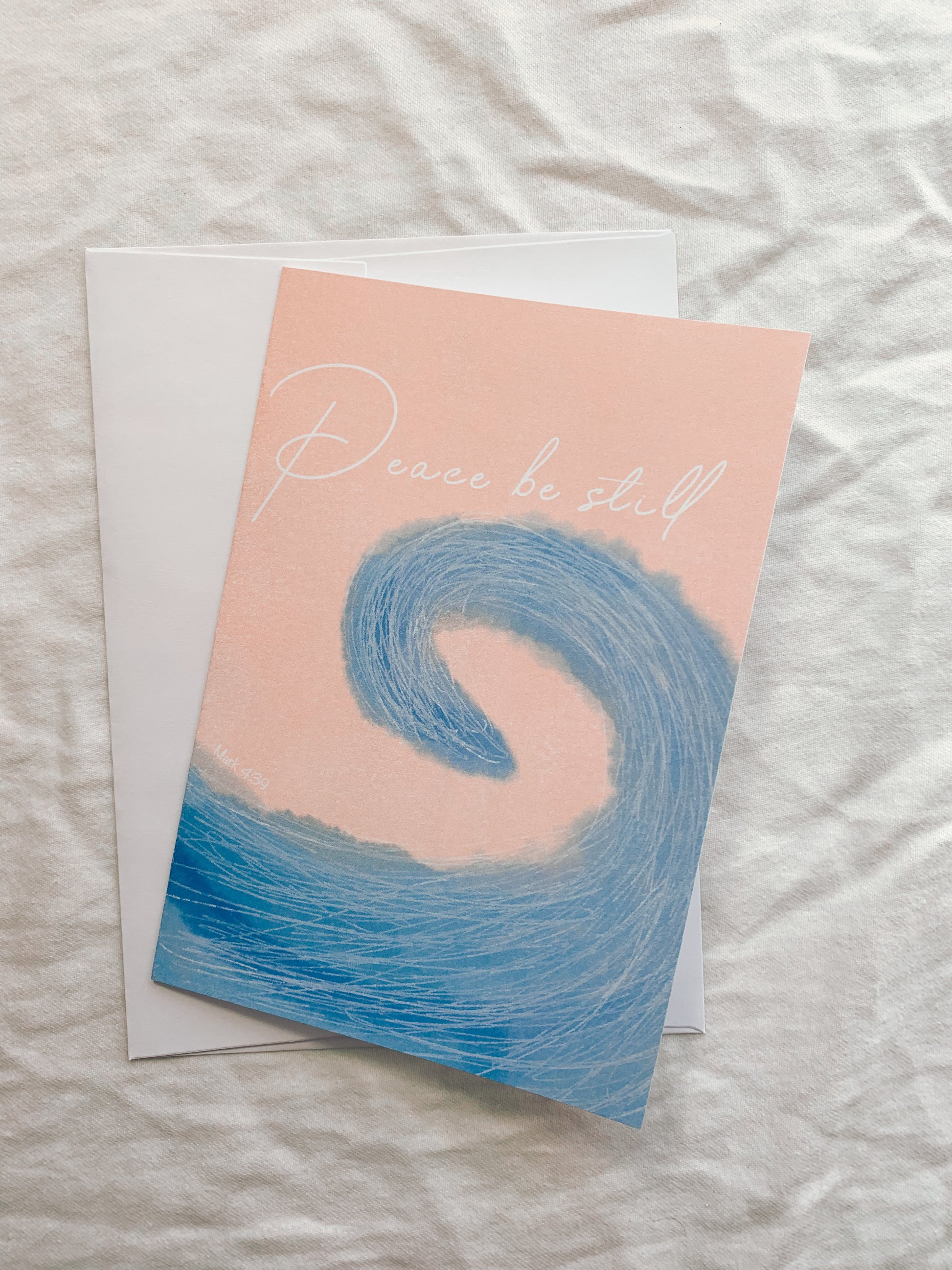 "Peace be still" Greeting Card - Abby’s Threads