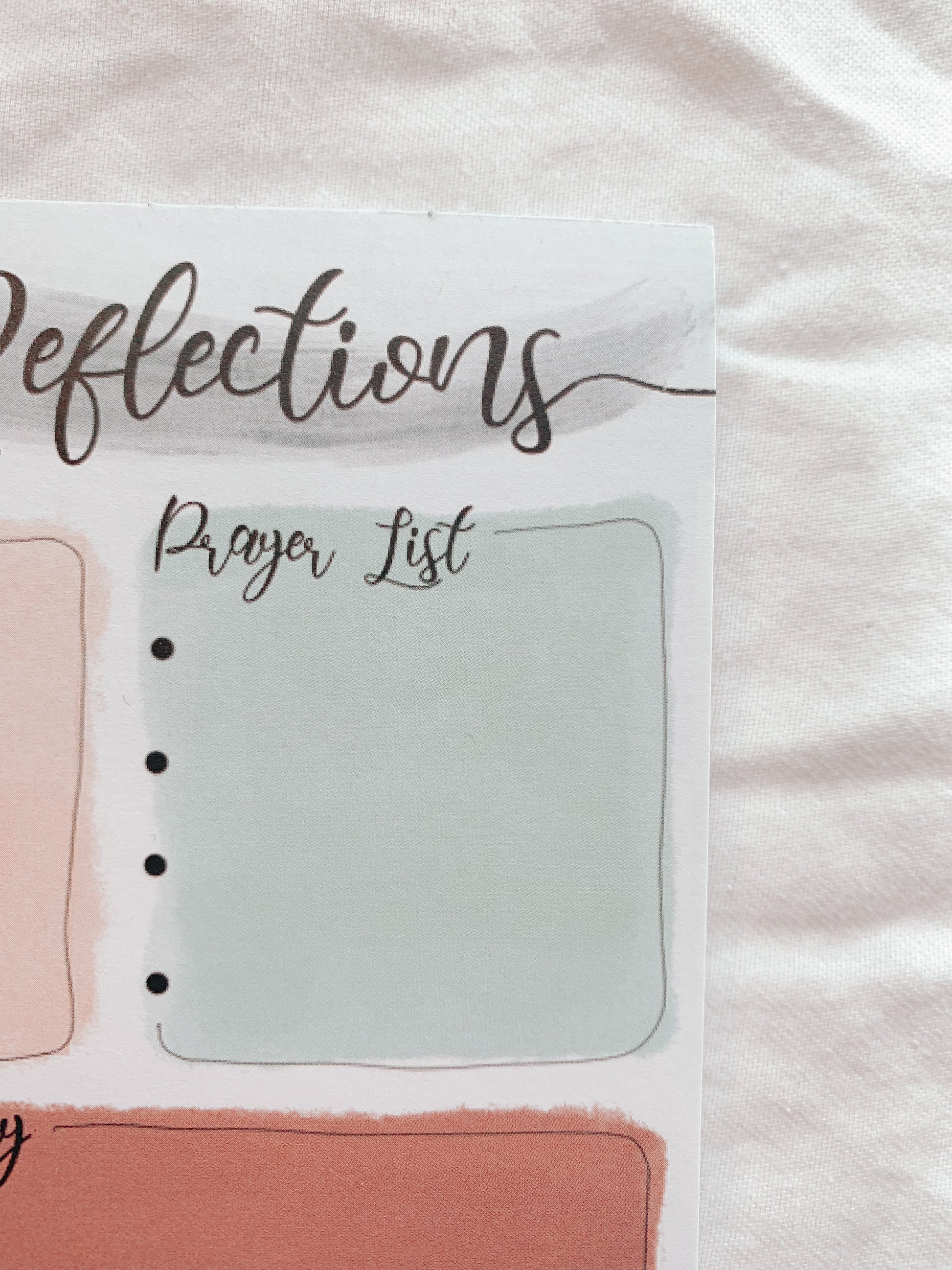 Daily reflections Notepad - Abby’s Threads