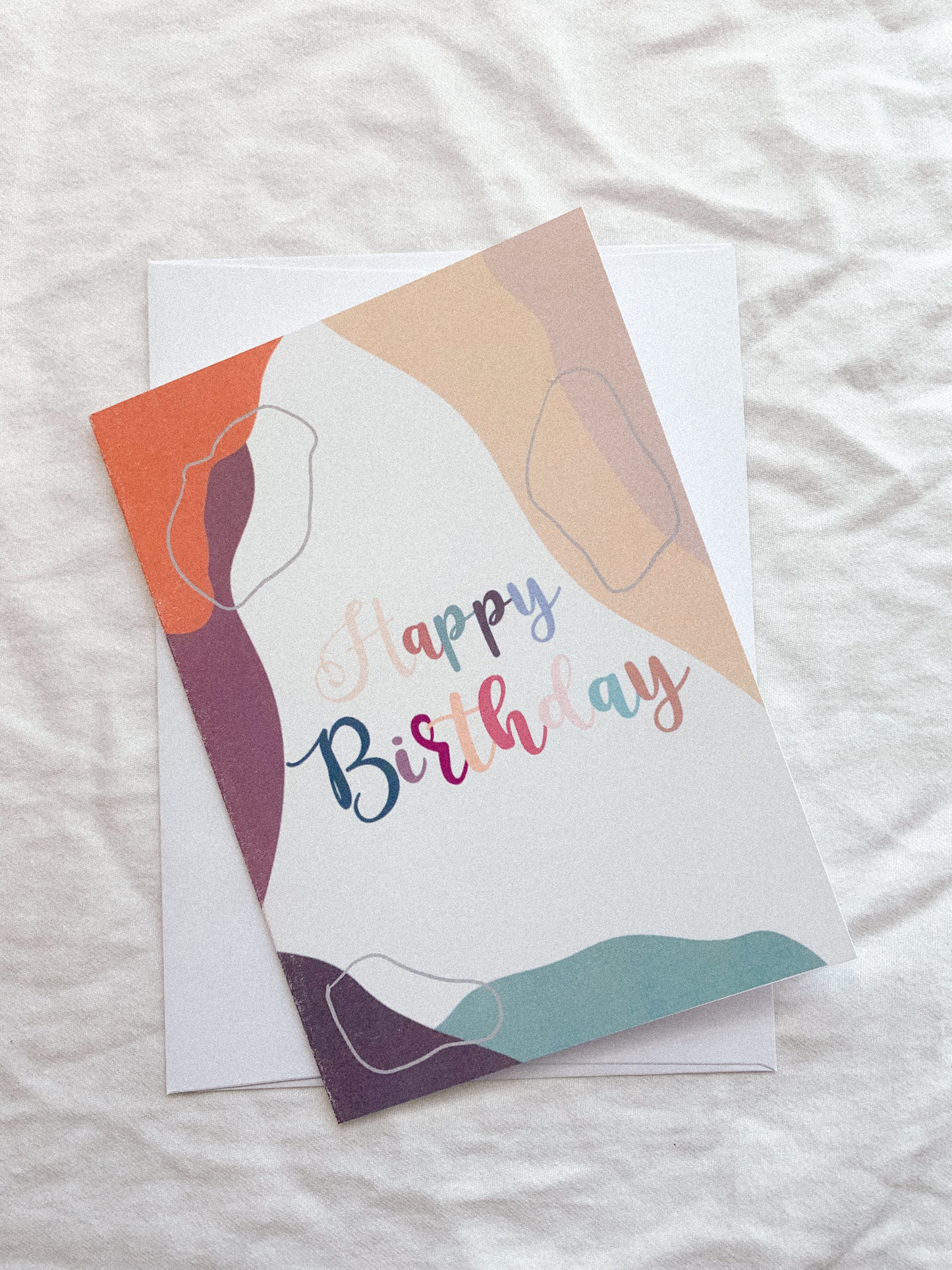 Colorful "Happy Birthday" Greeting Card - Abby’s Threads