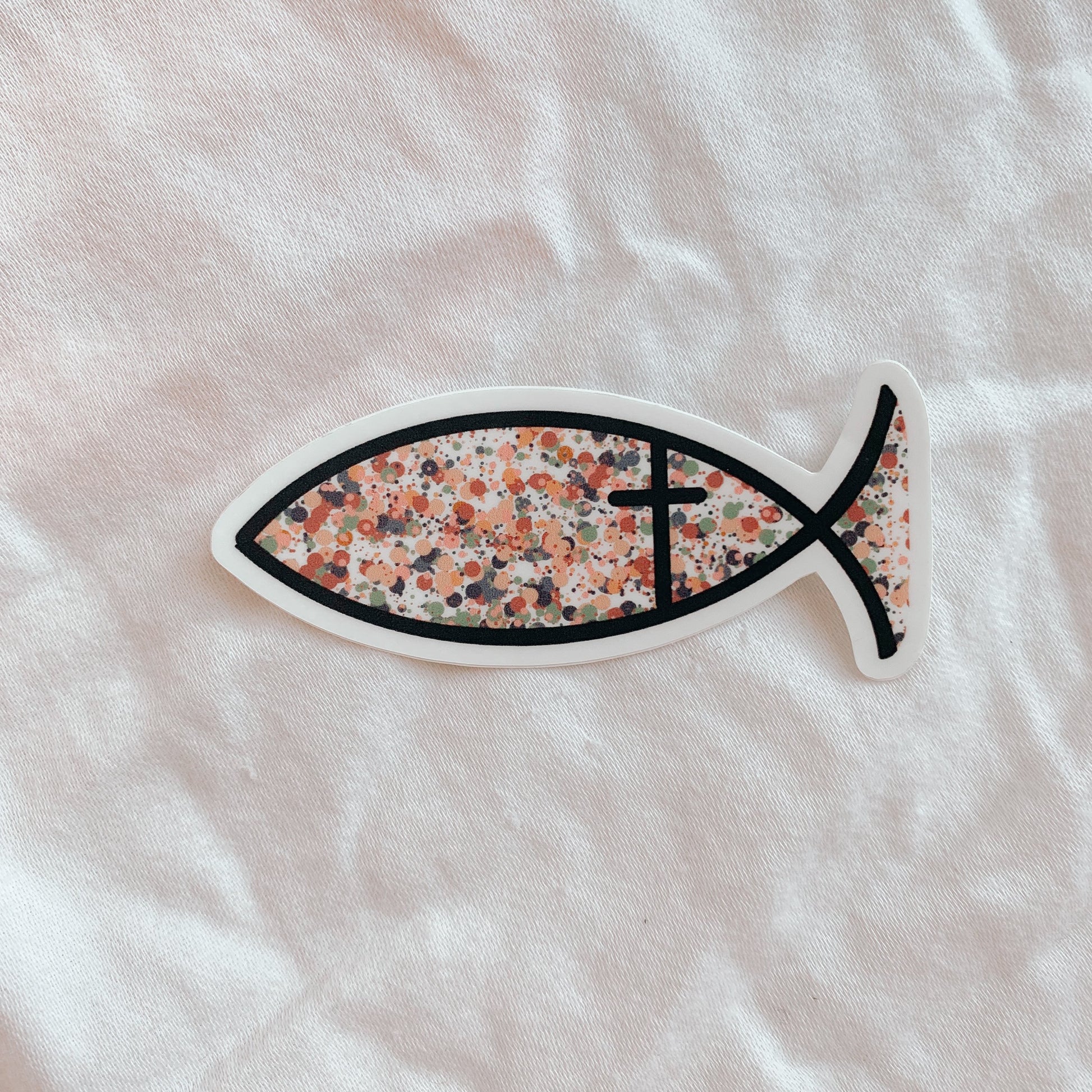 Christian Fish Sticker - Abby’s Threads