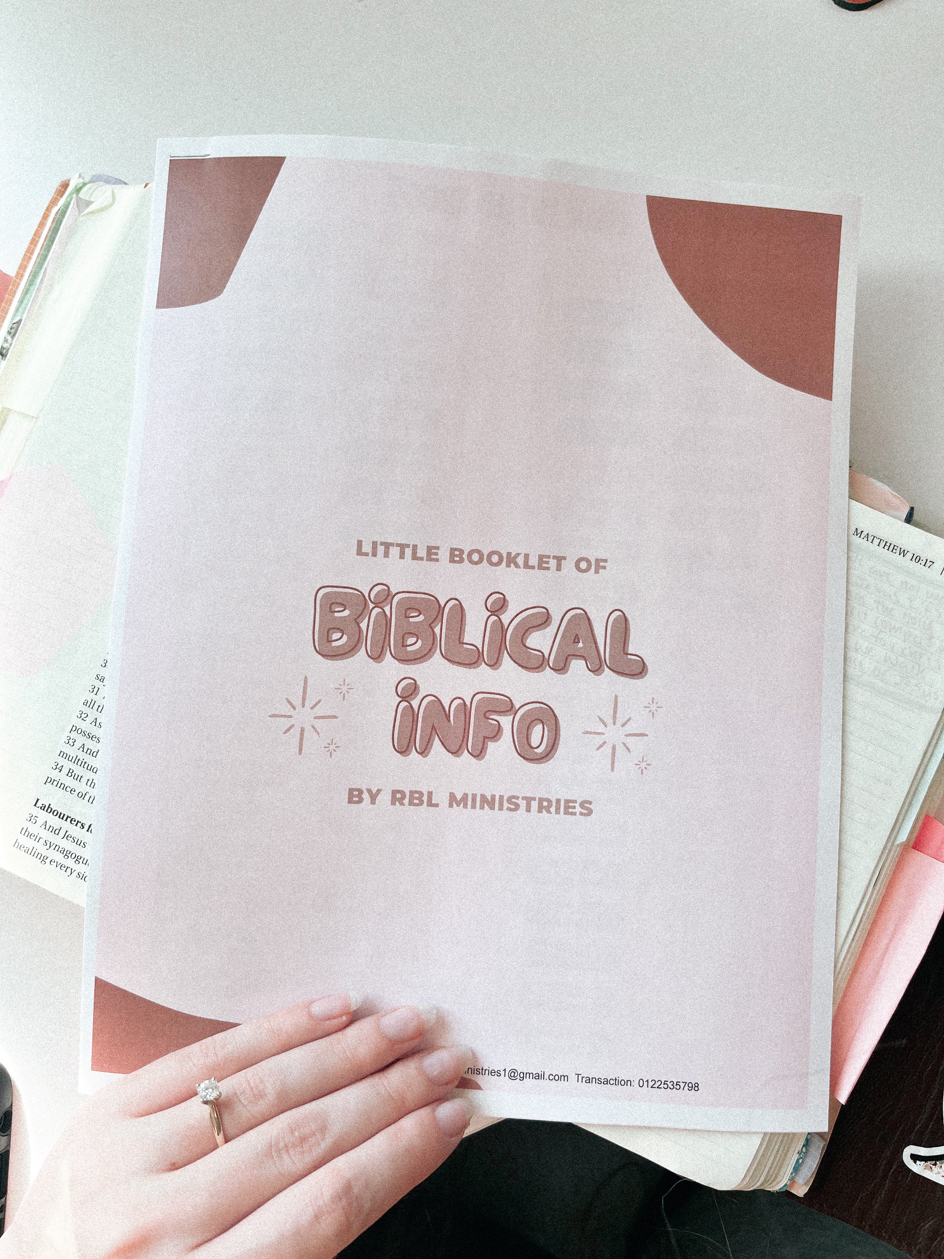 Little Booklet of Biblical Info (Digital Download) - RBL Ministries