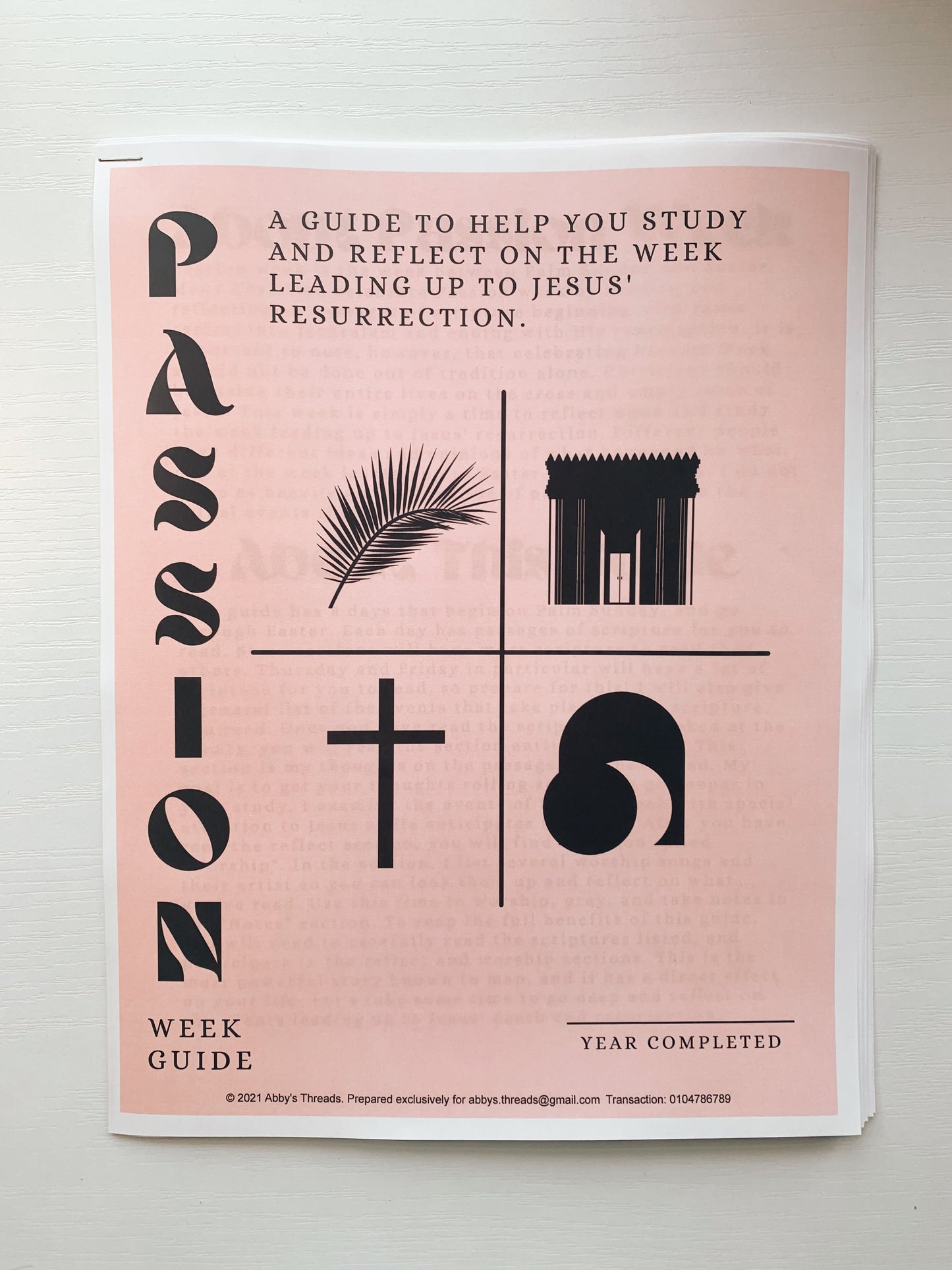 Passion Week Digital Guide - Abby’s Threads