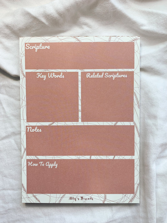The Breakdown Notepad - Abby’s Threads