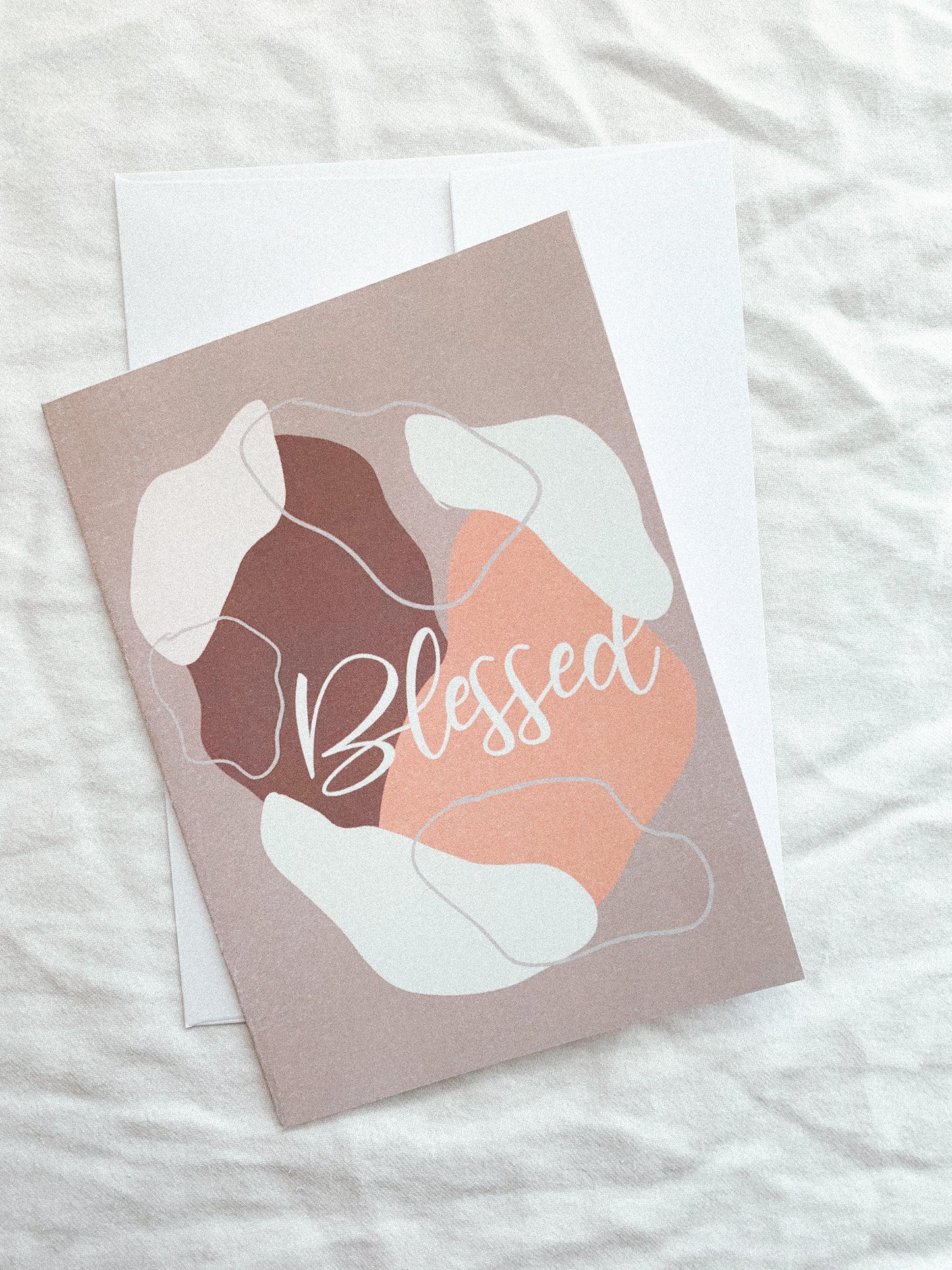 "Blessed" greeting card - Abby’s Threads